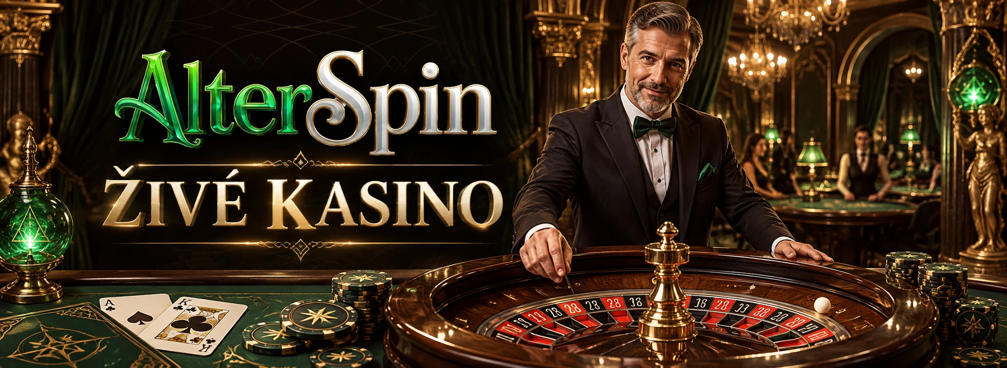 AlterSpin: Živé kasino s krupiérem u rulety